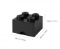 LEGO, Szuflada klocek Brick 4 - Czarny (40051733)